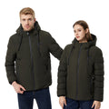 Hiver manteau épais couple extérieur chauffage intelligent