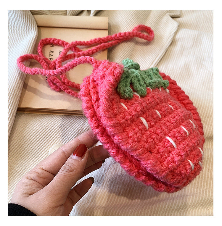 Sac de corps en laine de laine pour enfants fait main