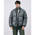 Léger Blanc Duck Down Stand Collar Down Jacket