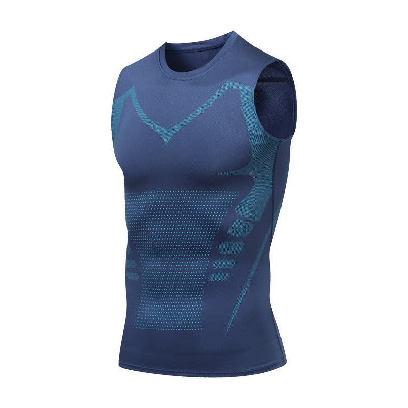 Tight Vest hommes Basketball Sports Tight American Style Training Vest Base à séchage rapide El
