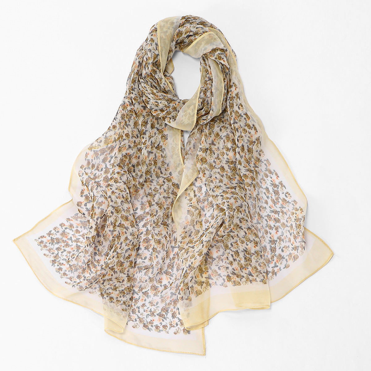 Floral Elegant Versatile Femmes Châle extérieur mode