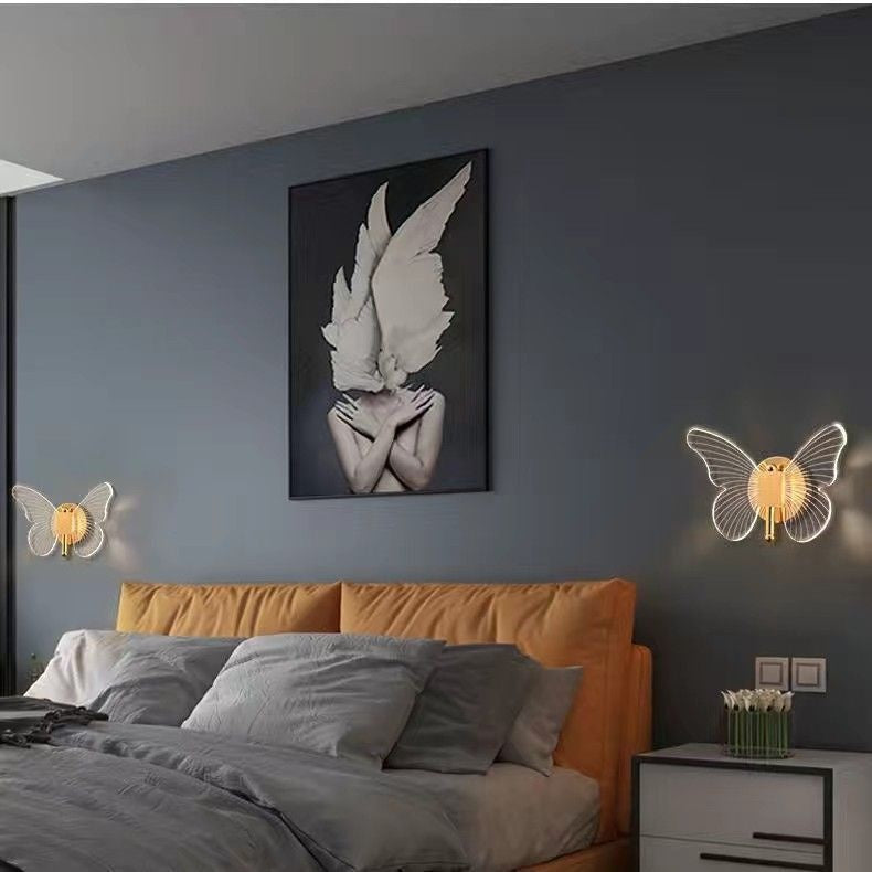 Lampe murale simple côté lit Aisle acrylique