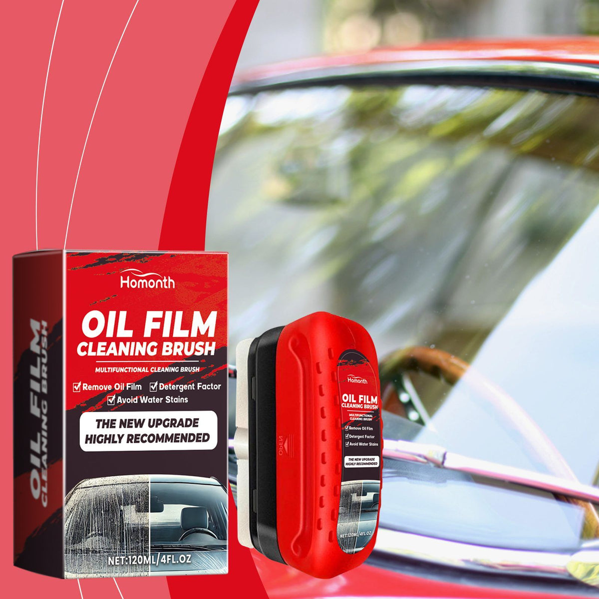 HOMONTH Automotive Windshield Glass Cleaner