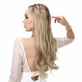 Ligne de pêche pour femmes Grande vague Multicolore Gradient Hair Extensions