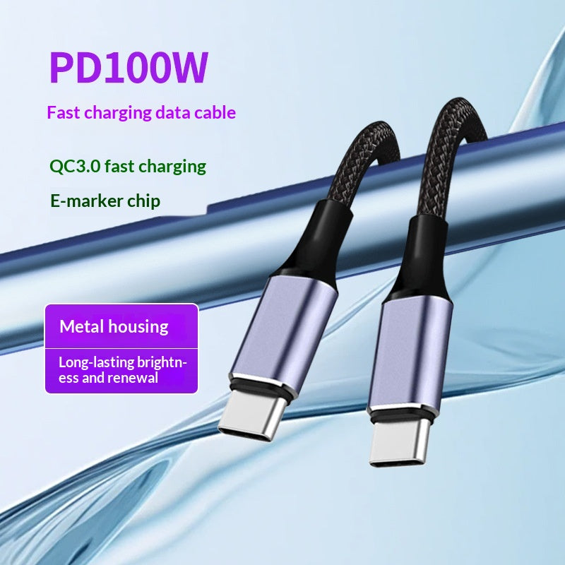 Câble USB-C to USB-C à double port