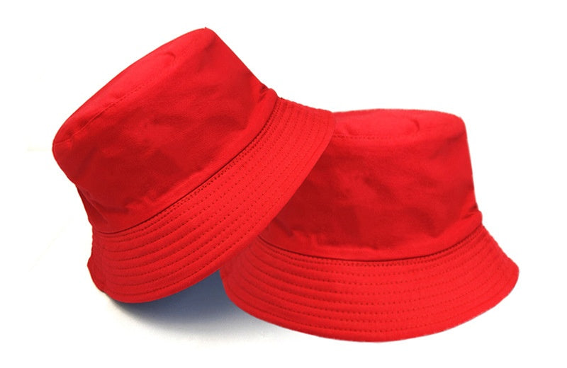 En stock Chapeau de pêcheur double face avec impression en option ou broderie