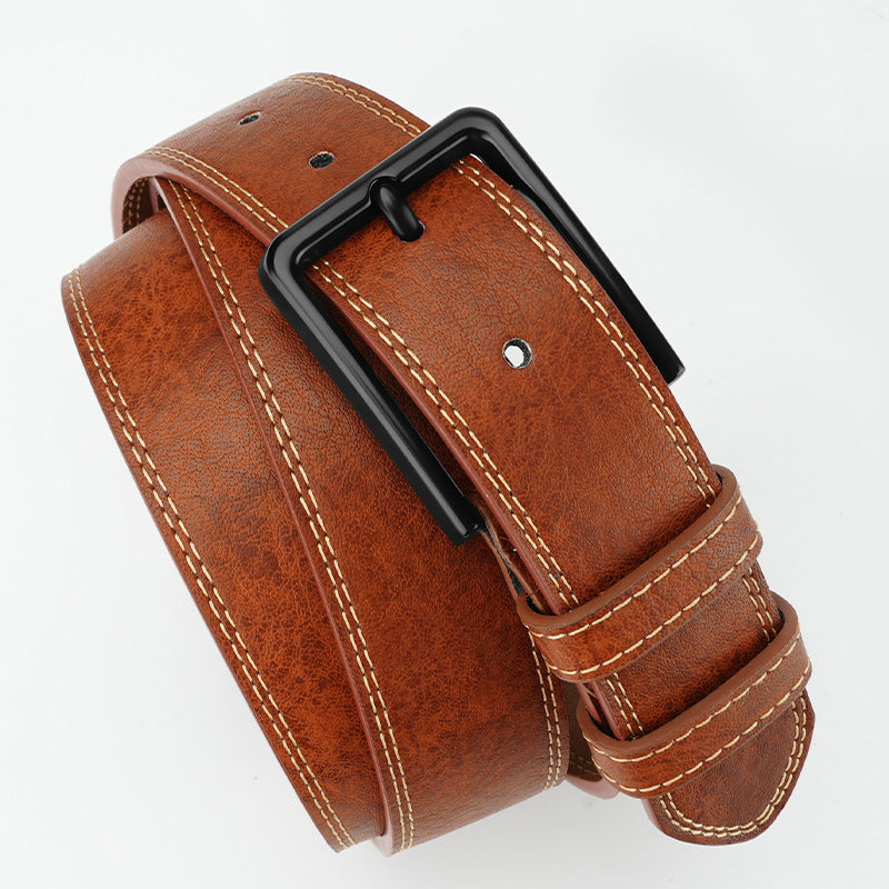 Retro Style Ceinture en Cuir Homme Nouveau