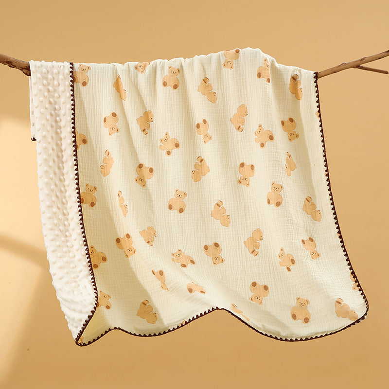 Type A Pure Cotton Gauze Doux Couverture bébé pour nouveau-nés et nourrissons