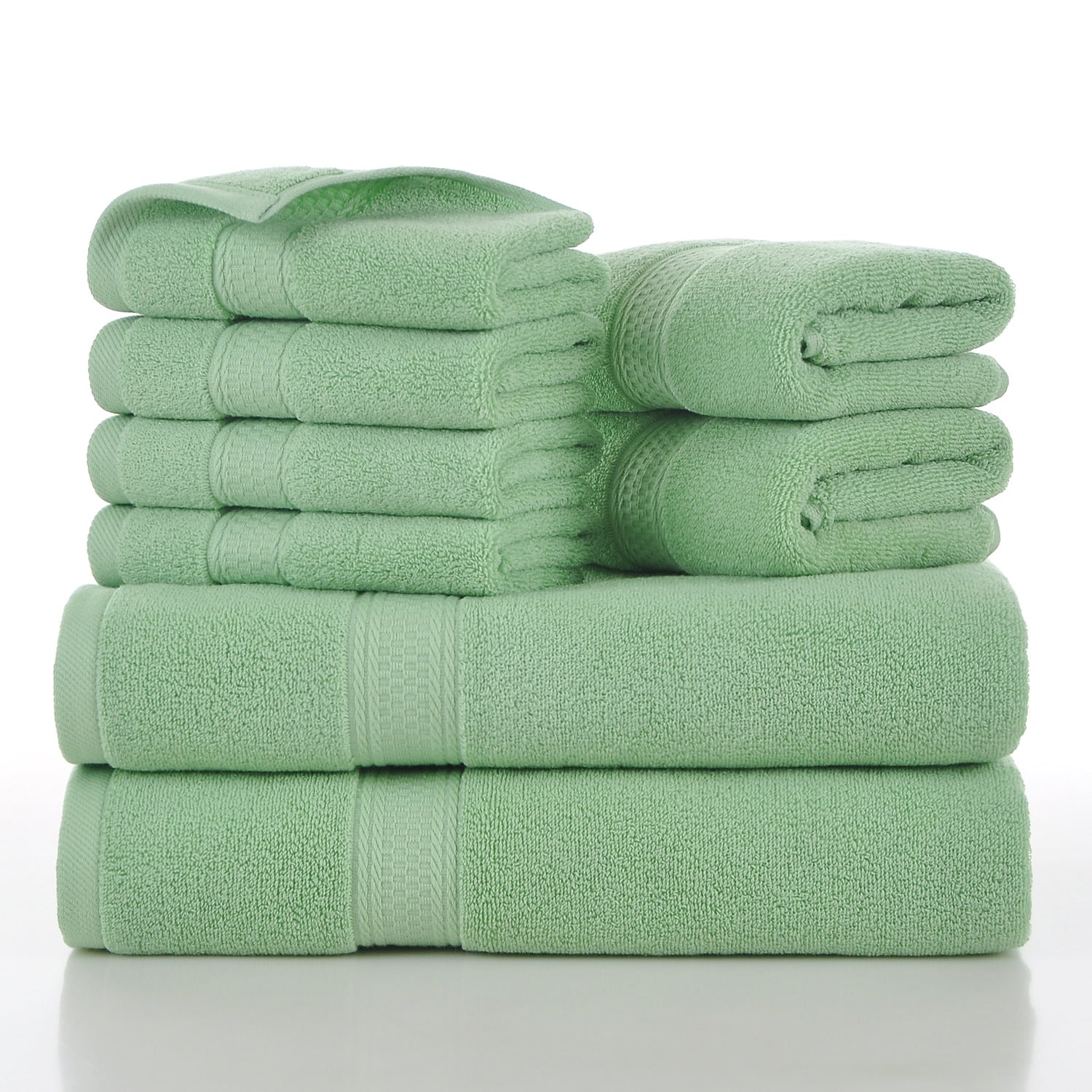 Serviettes de ménage Ensemble de huit pièces doux et absorbant