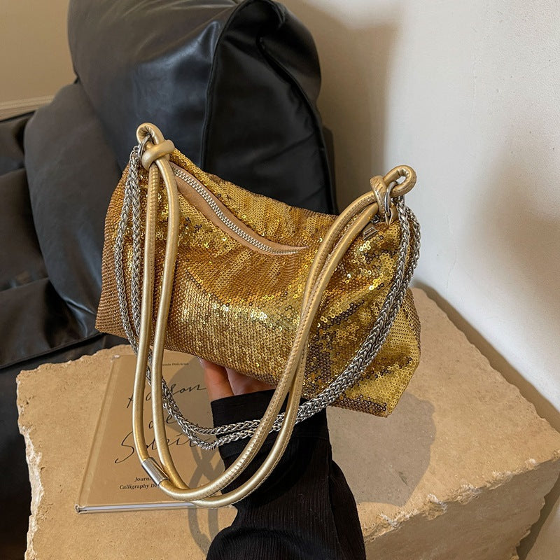 Sac à sous-bras et sac à corps en chaîne