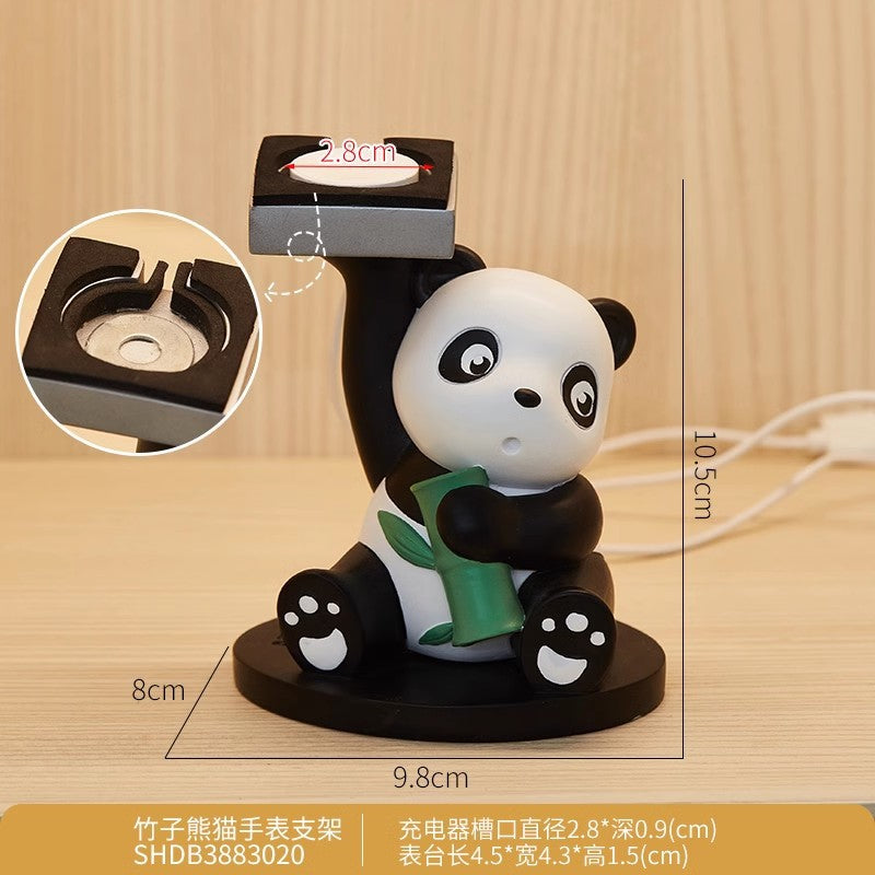 Mignon porte-téléphone Panda petits ornements