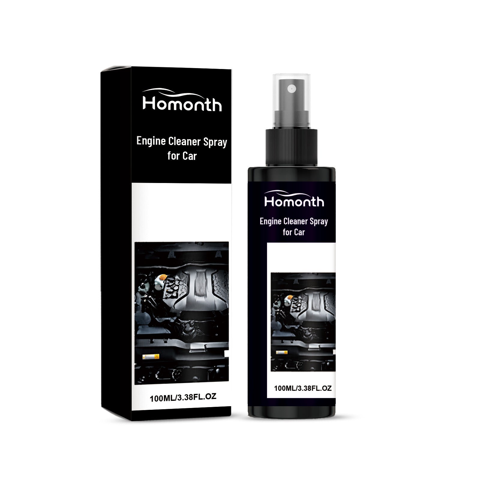 HOMONTH Automotive Engine Cleaning Spray nettoie et dissout les boues