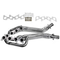 En-tête d'échappement en acier inoxydable poli pour 2011-2016 Mustang GT 5.0L/V8