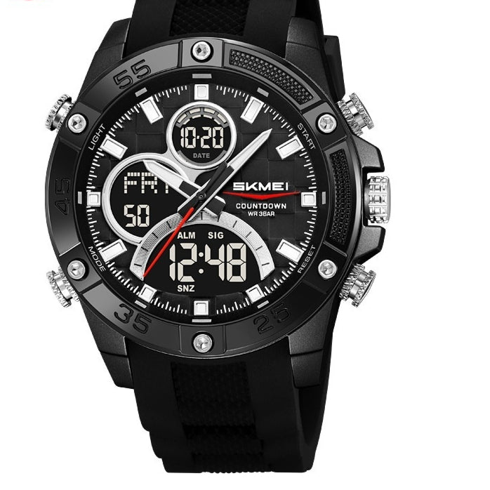 Montre numérique multifonctionnelle étanche pour hommes