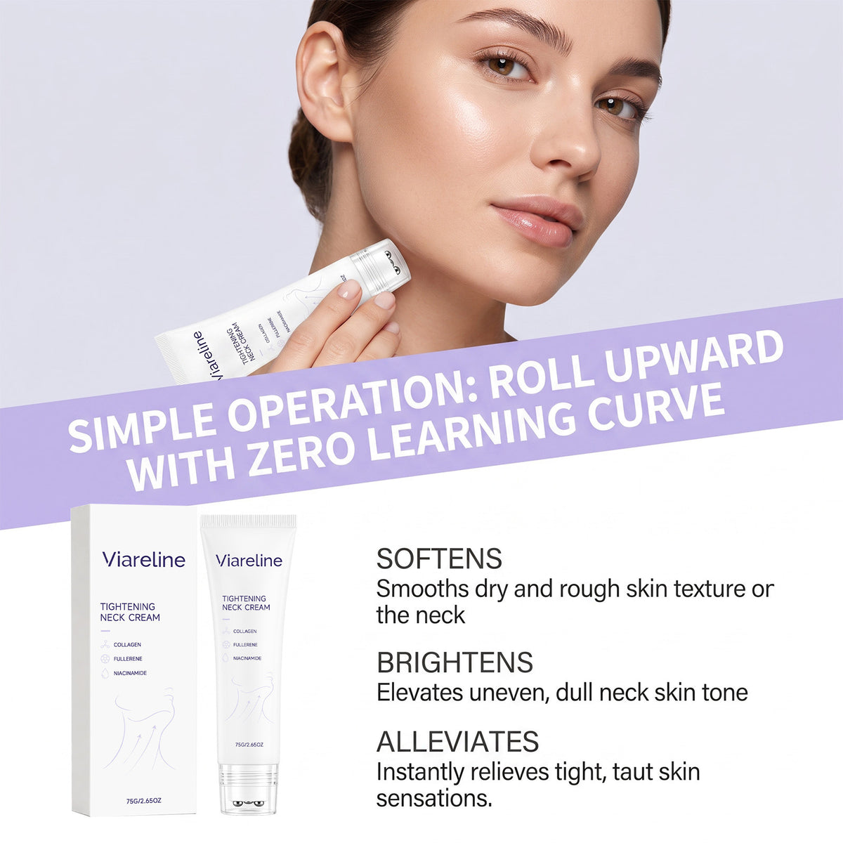 Compact neck cream