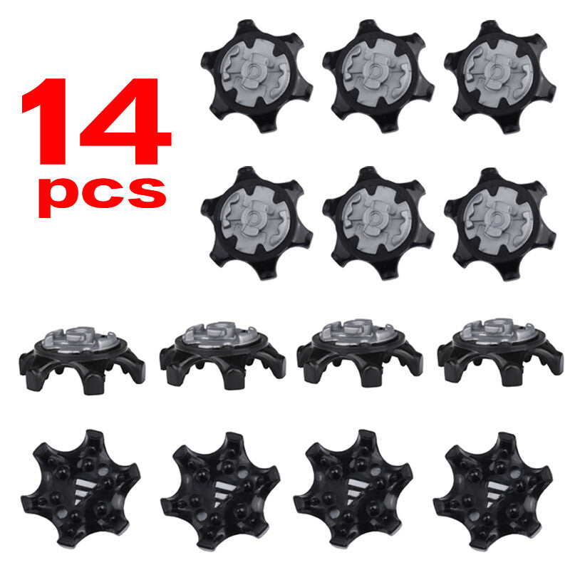 14PCS Sports pour Footjoy Substitut Chaussures de Golf Spikes Pin Soft Fast Twist Studs