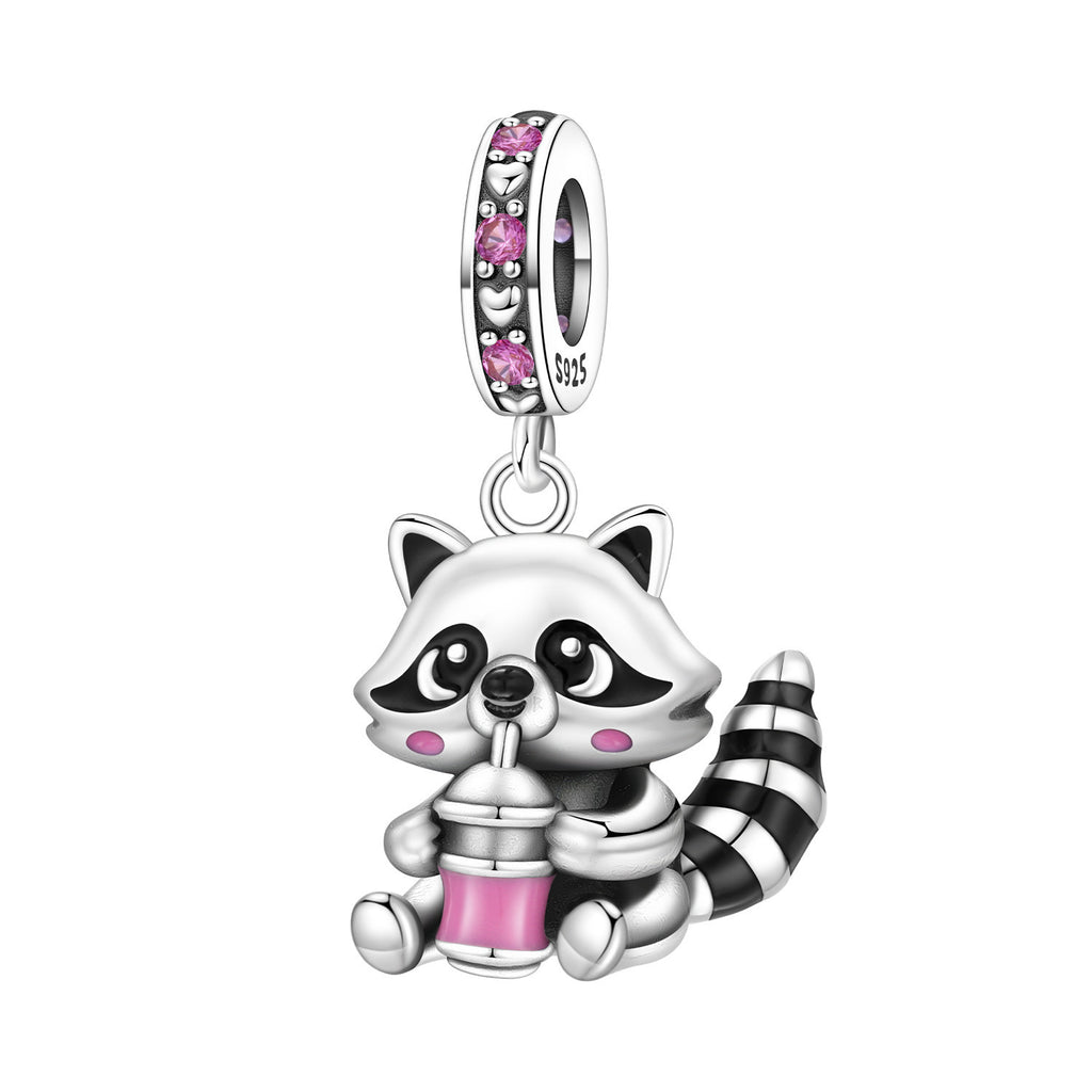 Bamboo mignon Panda bricolage perles de cuivre pendentif accessoires