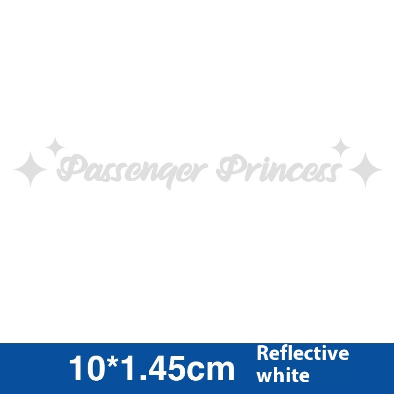Stickers Voiture Spéciale Princesse de Passager