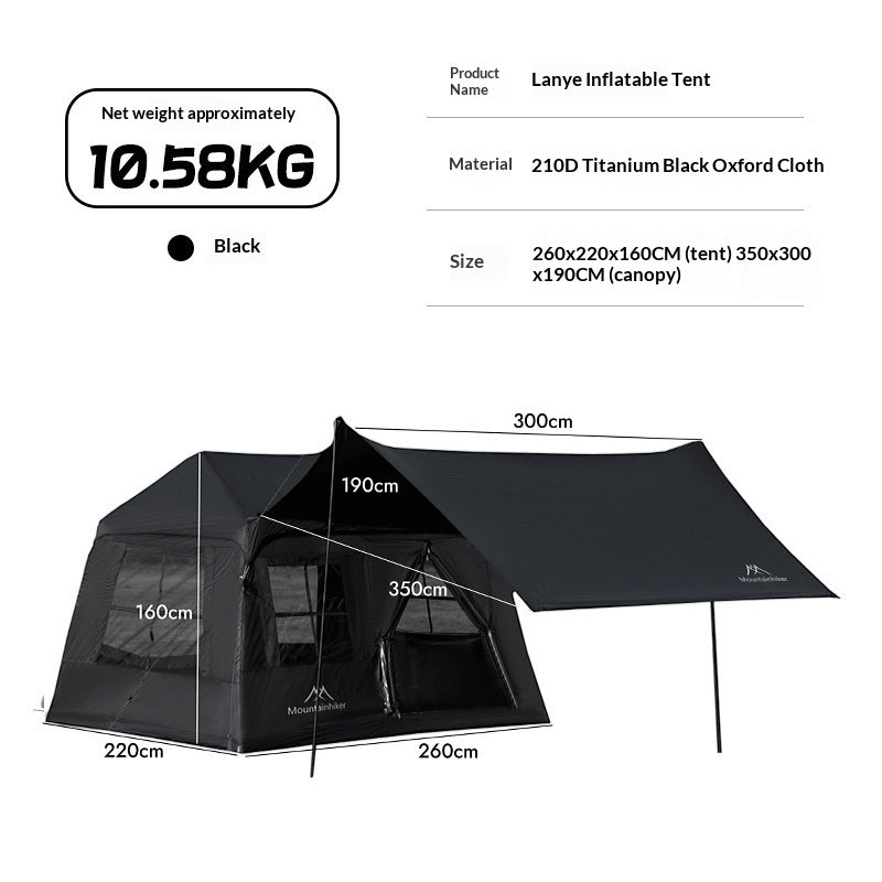 Tente portable entièrement automatique pour le camping et les pique-niques