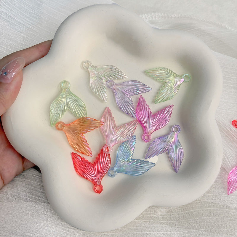 Perles de queue enduites d'acrylique