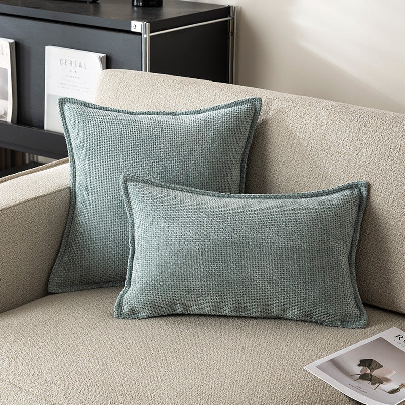 Coussin à rayures d'oreiller à jet de savon plaqué