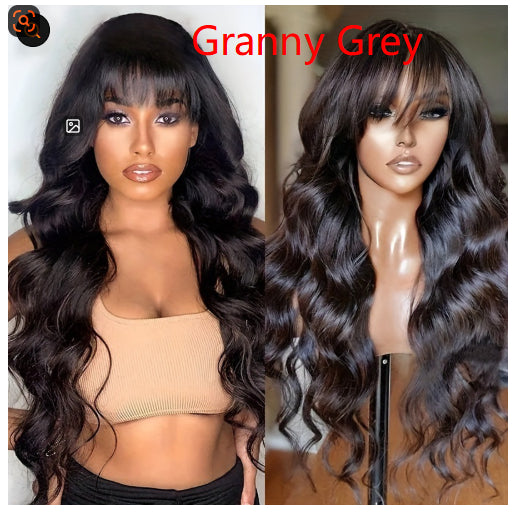 AliExpress Foreign Trade Long Wavy Full Head Wig