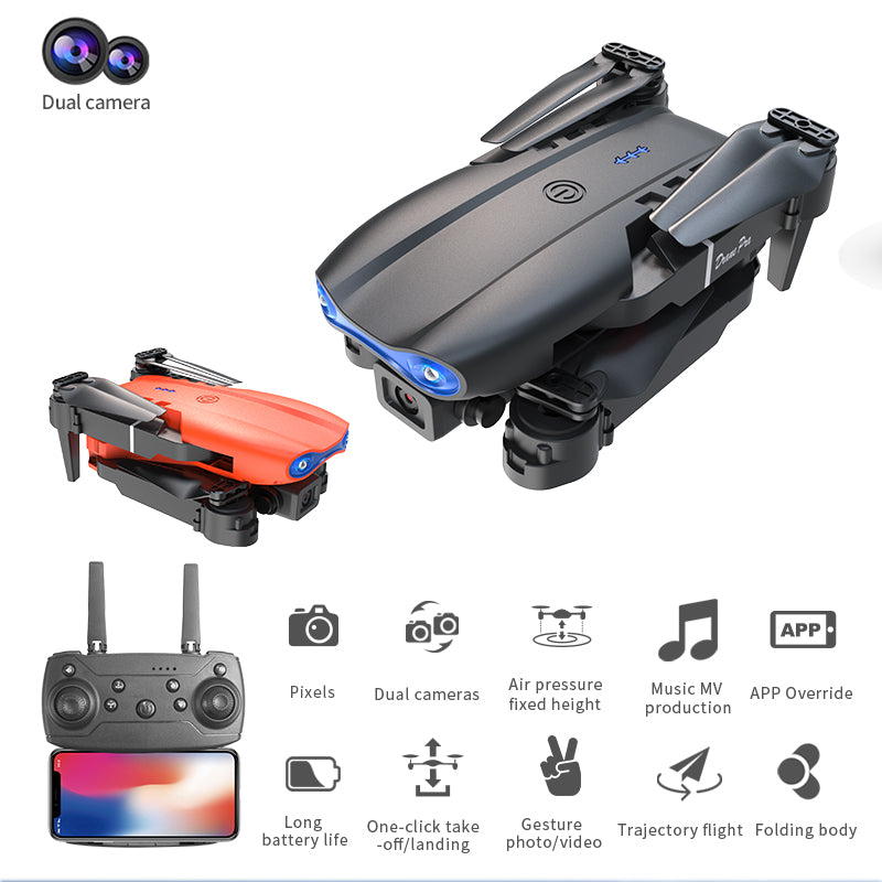 E99Pro - Caméra double - Double Batterie-noir