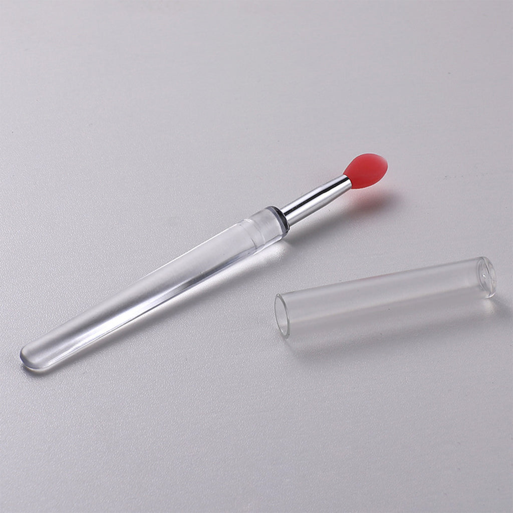 Set de brosse à lèvres en silicone réutilisable pour rouge à lèvres