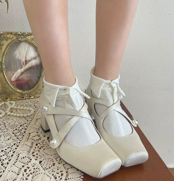 Chaussettes mi-calf style Fille vintage style magazine