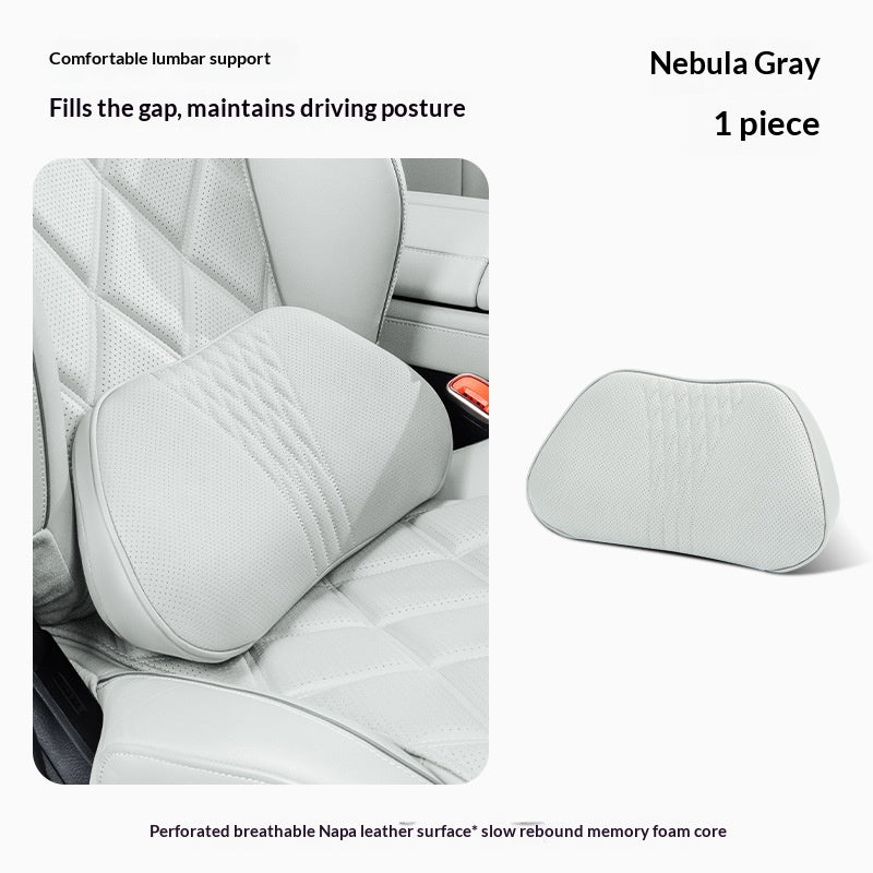 Summer Respirant Memory Foam Car Headset & Lombar Support