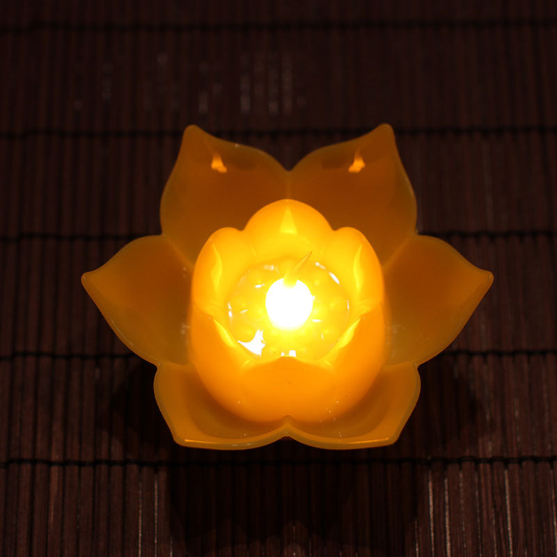 Plastique électronique Big Lotus avec lampe à batterie