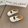 Vintage Polka Dot Platform Mary Jane Chaussures Pour Femmes