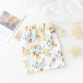 Double couche Drawstring Pocket Cotton Imprimé Crêpe Bib Sac de suspension