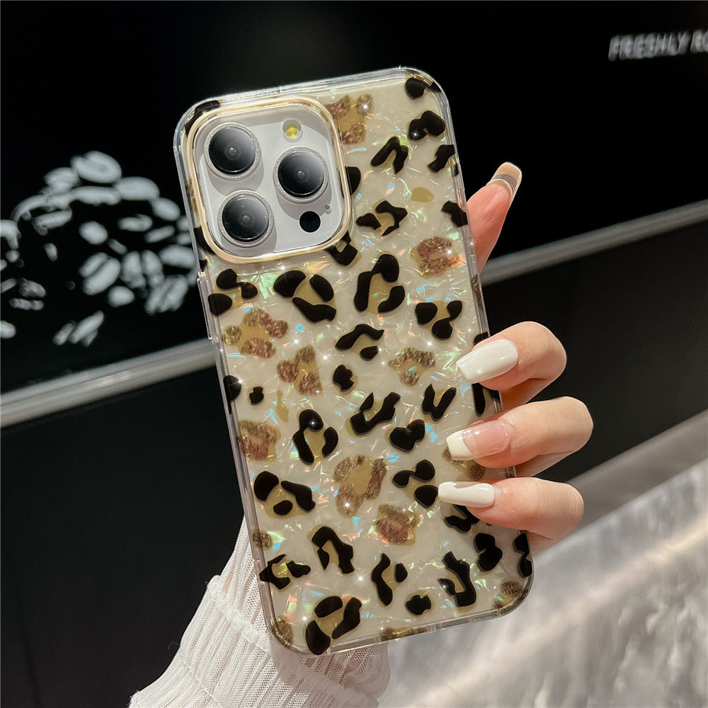 Étui de téléphone à double couche à écailles
