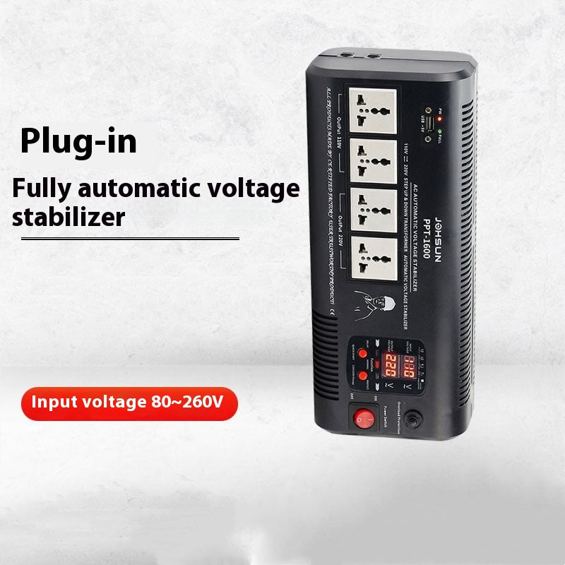 Accueil Panneau Voltage Régulateur Plug Et Jouer 220V À 110 V