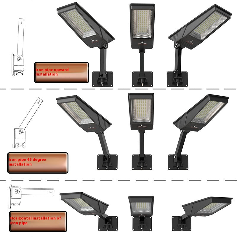 Lampe solaire murale de la cour du corps humain