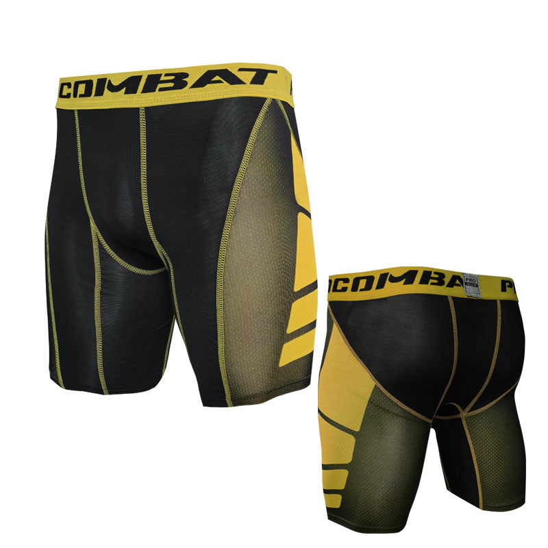 Hommes entraînement sportif Tight-Fit Cropped Shorts