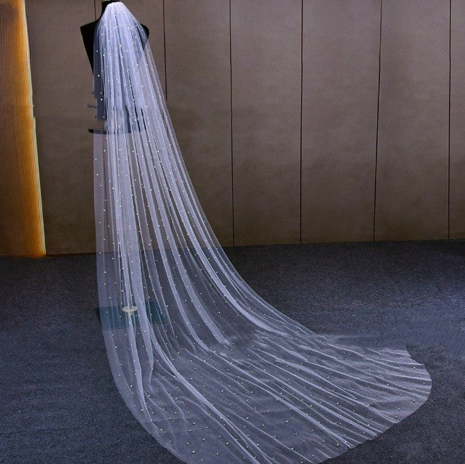 Perle Maridal Veil Mid-long Mode Haute Sensation