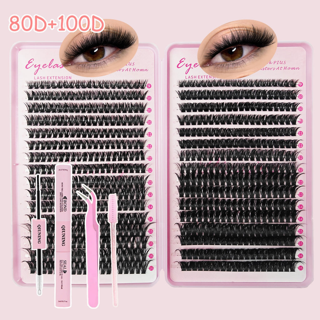 Faux jeu de cils Grande capacité Livre deash Assortiment mixte