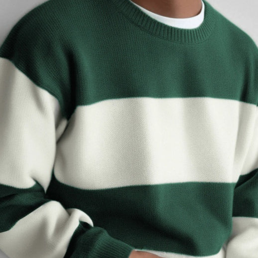 W 59248 Pull rayé pour hommes Pull rayé pour hommes