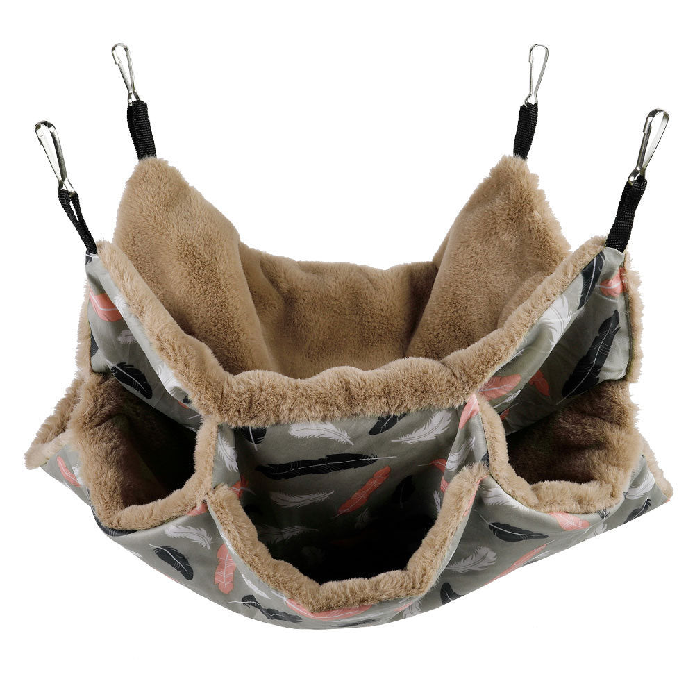 Animaux de compagnie Cage Hammock Guinée Pig Rat Hammock Tunnel écureuil Jouets Ferret Lit suspendu pour petit