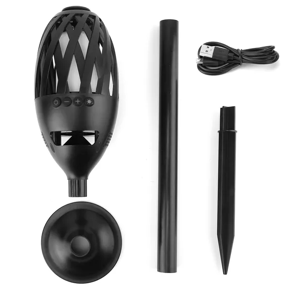 Haut-parleurs de flamme LED Torche Haut-parleur sans fil étanche Stereo Bass Speaker Outdoor Light-Up