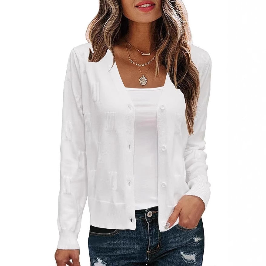 Culotte cardigan casual légère anti-épaule haut