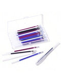 Vêtements effacer stylo mélangé color-10 recharges +1 stylo boîte +1 boîte