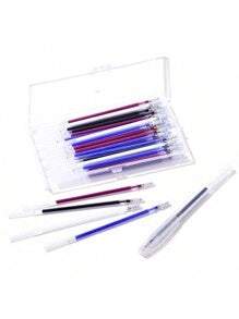 Vêtements effacer stylo mélangé color-10 recharges +1 stylo boîte +1 boîte