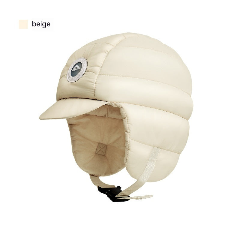Chapeau en peluche Down pour femmes Cyclisme Windproof Waterproof Protection des oreilles Chapeaux de mode chauds Gagner