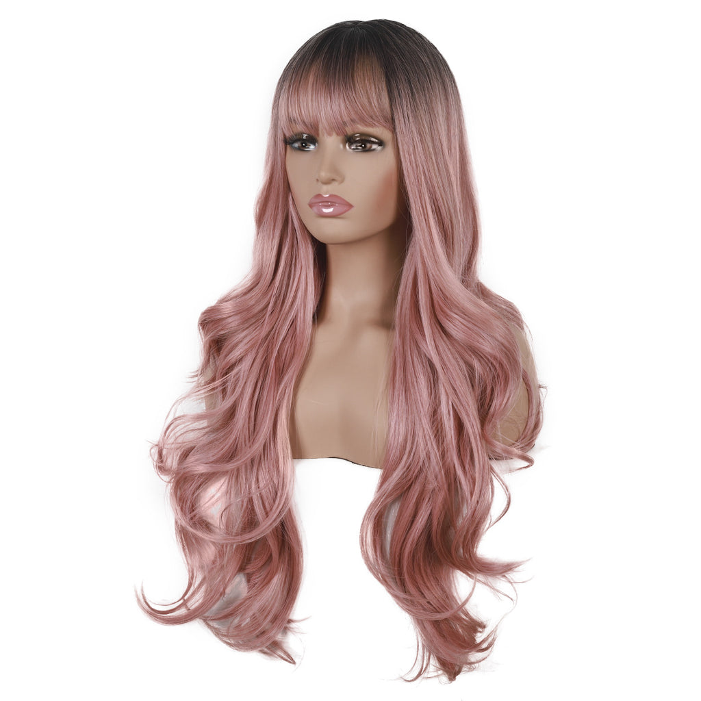 Couverture européenne et américaine pour perruque à cheveux bouclés