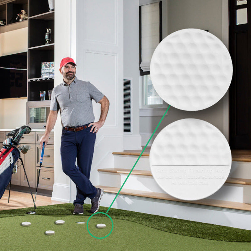Balle de golf plate en vrac blanc unique