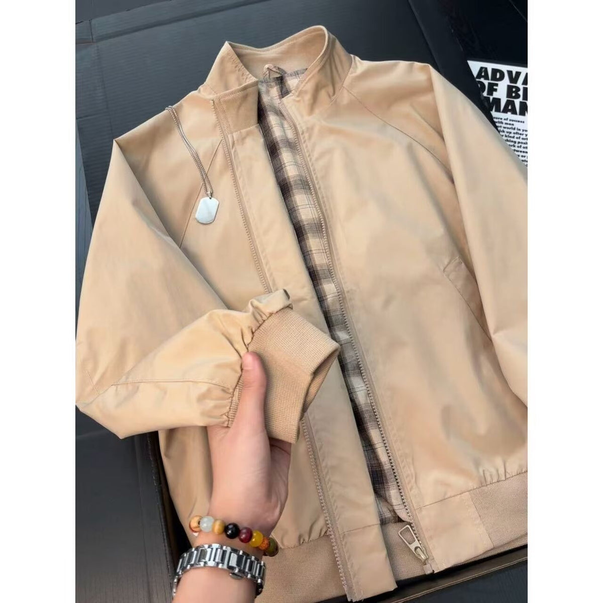 Veste Springautun style américain pour homme