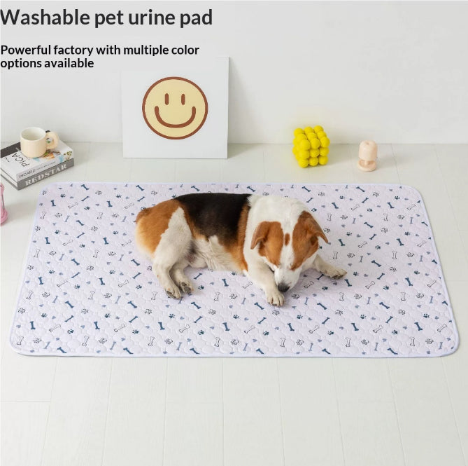 Tapis de barrière d'urine pour animaux de compagnie lavable